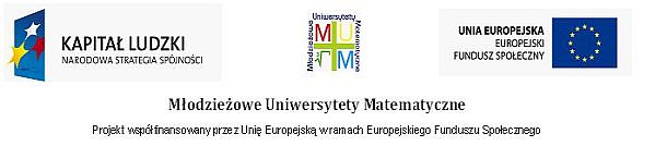 Logo Młodzieżowe Uniwersytety Matematyczne