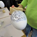 malowanie styropianowych jajek