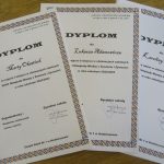 3 dyplomy konkursowe dla uczniów