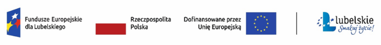 Element dekoracyjny. Loga, Flaga Polski i Unii Europejskiej.